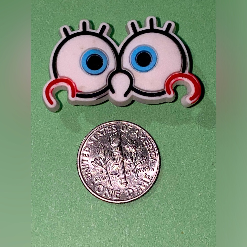 (10 for $15) SpongeBob SquarePants Cartoon Crocs Shoe Charms Copy#1